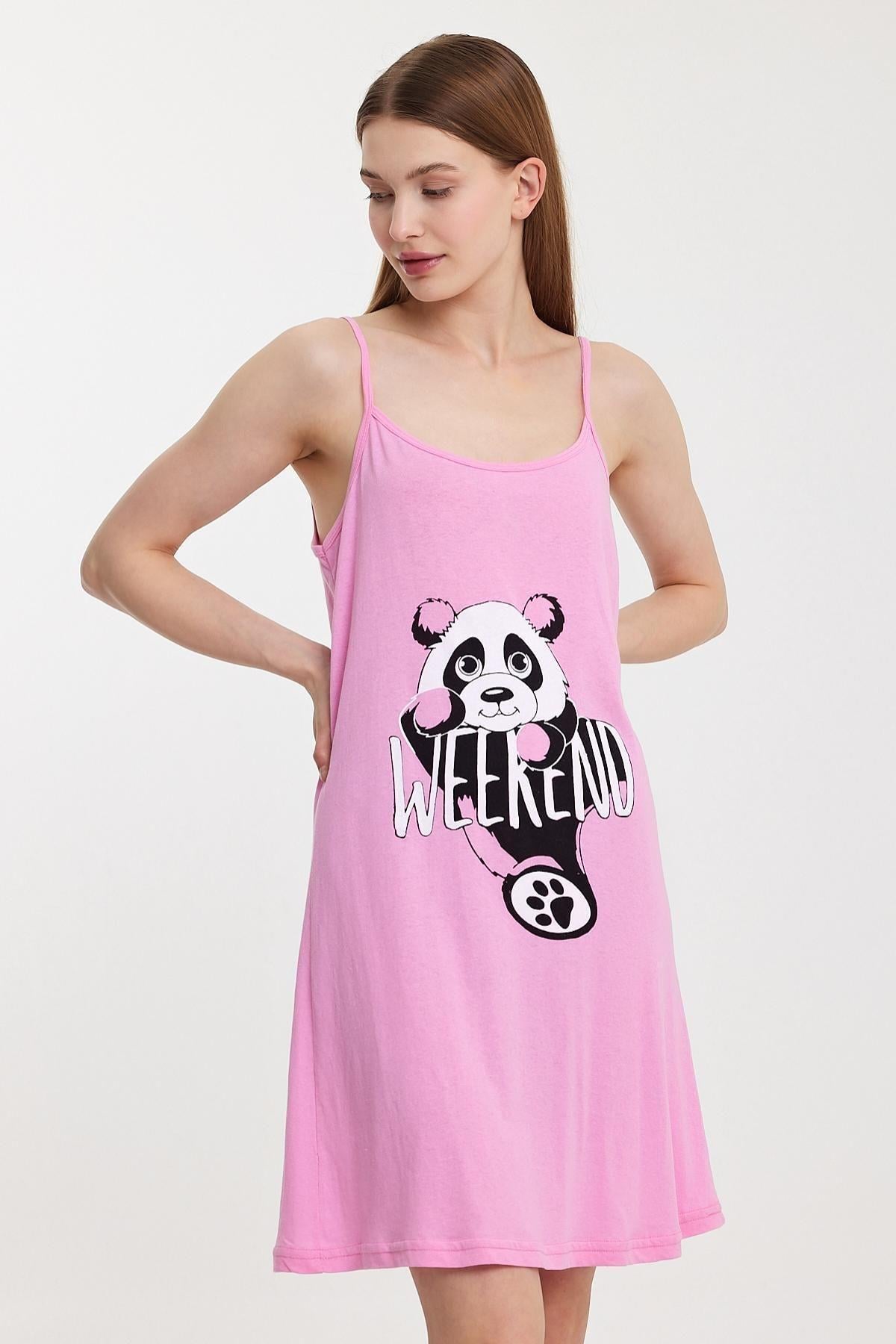 Kadın BeachWear Deniz Modası Baskılı Tunik Pareo Lila