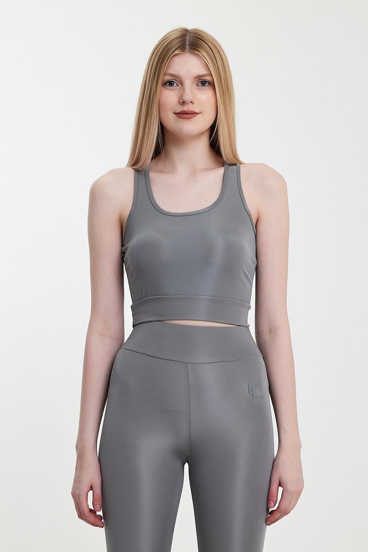 Kadın Powerglow Esnek Spor Atlet Fitness Bra Aktif Sporcu Büstiyer