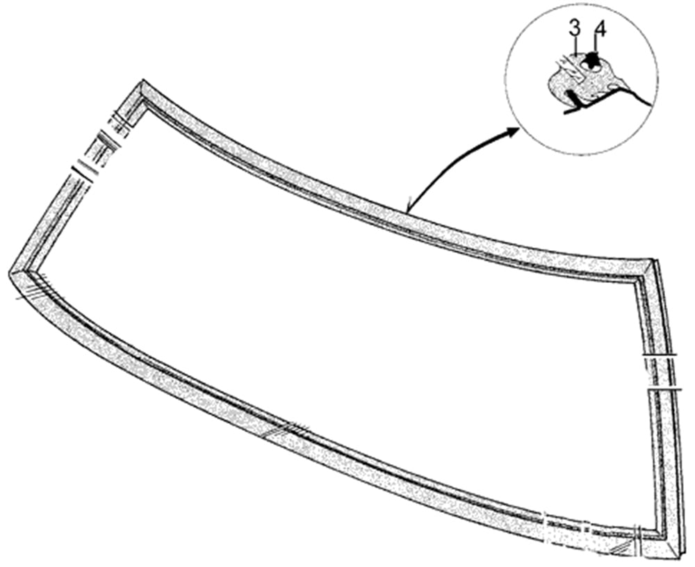 Cam Lastiği Arka Sedan