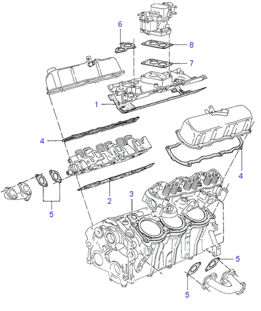 Motor Takım Conta Yarım V6 2,0