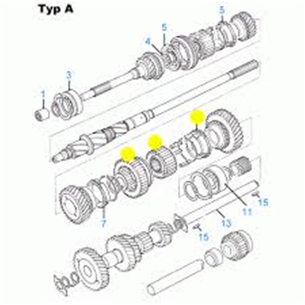 Senkromeç ( Maşon ) Komple 1. & 2. Vites