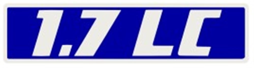 Supap Kapak Etiket ''1.7 LC''