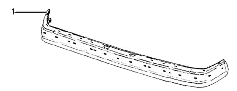 Tampon Arka Siyah Sedan