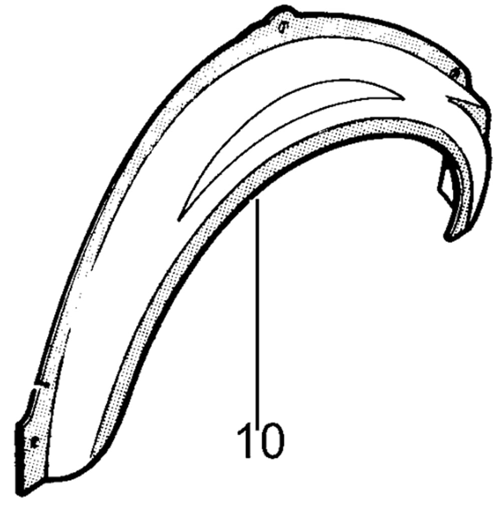 Arka Çamurluk Ağız Sacı Sol