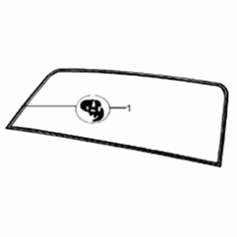 Cam Lastiği Arka Coupe