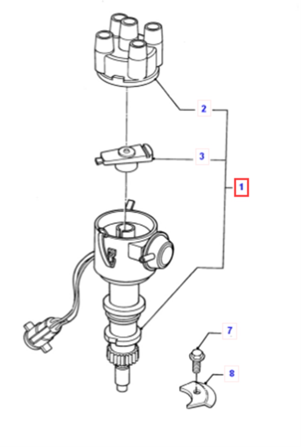 Distribütör Komple OHC & DOHC