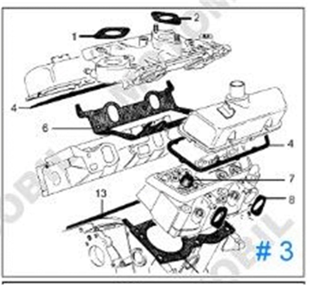 Motor Takım Conta Yarım V4 Essex