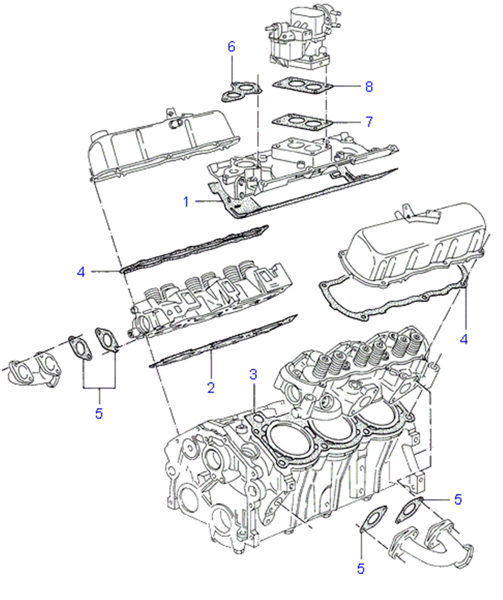 Motor Takım Conta Yarım V6 2,0