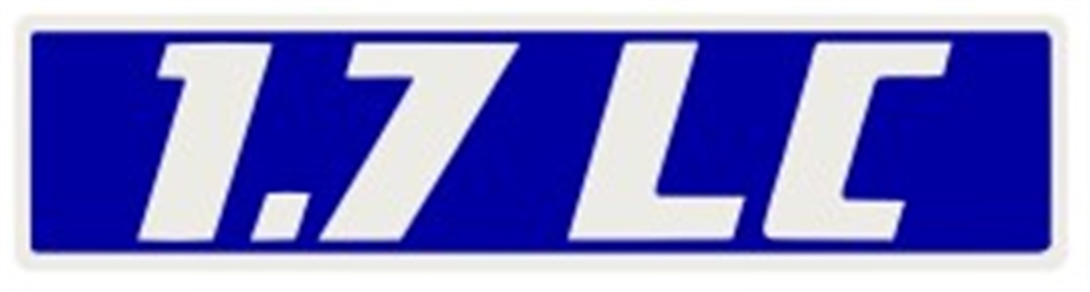 Supap Kapak Etiket ''1.7 LC''