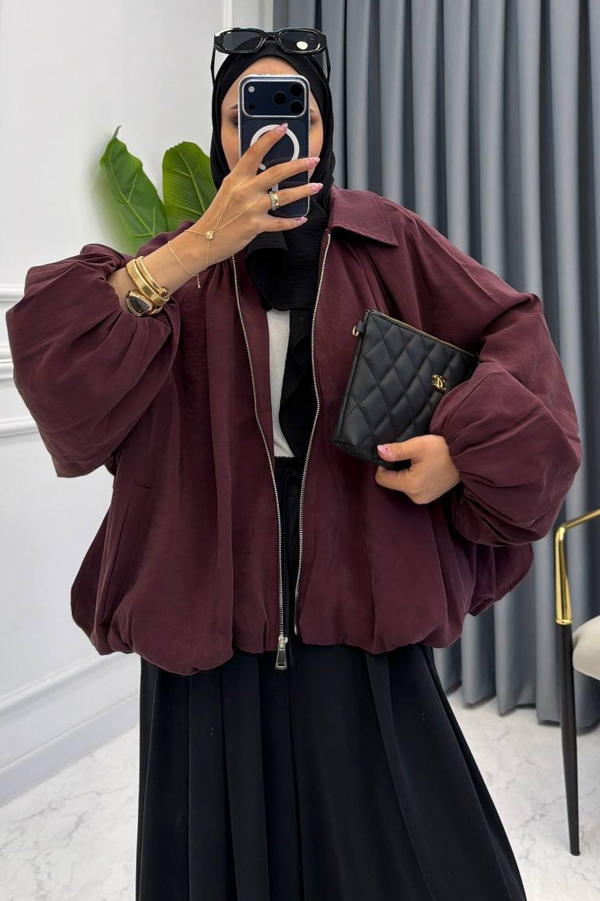 LORA BOMBER CEKET BORDO