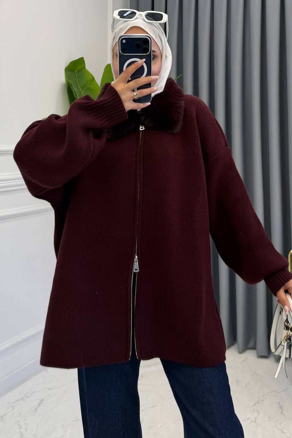 KÜRK YAKA HIRKA BORDO