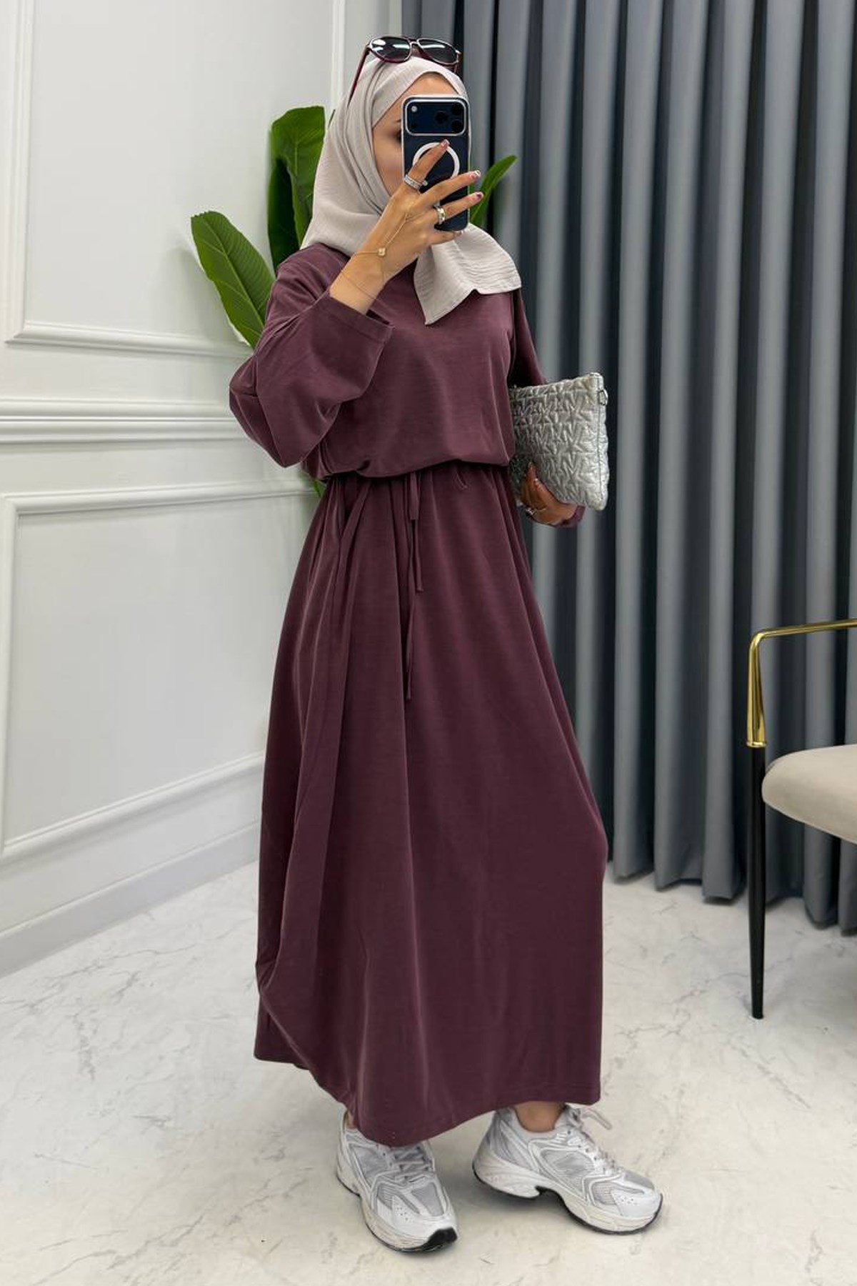 ŞALVAR MODEL ELBİSE MÜRDÜM