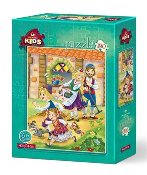 Art Çocuk Puzzle Mutlu Aile 150 Parça