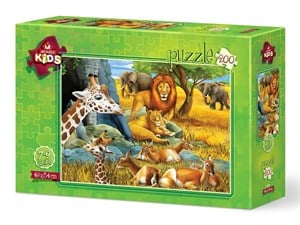 Art Çocuk Puzzle Orman Hayvanları 200 Parça