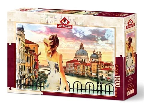 Art Puzzle Venedik'e Bakış 1500 Parça Puzzle