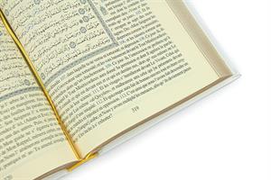 Felemenkçe Mealli Orta Boy Kuranı Kerim Beyaz Hollandaca - Quran Kerim En Nederlandse Vertaling