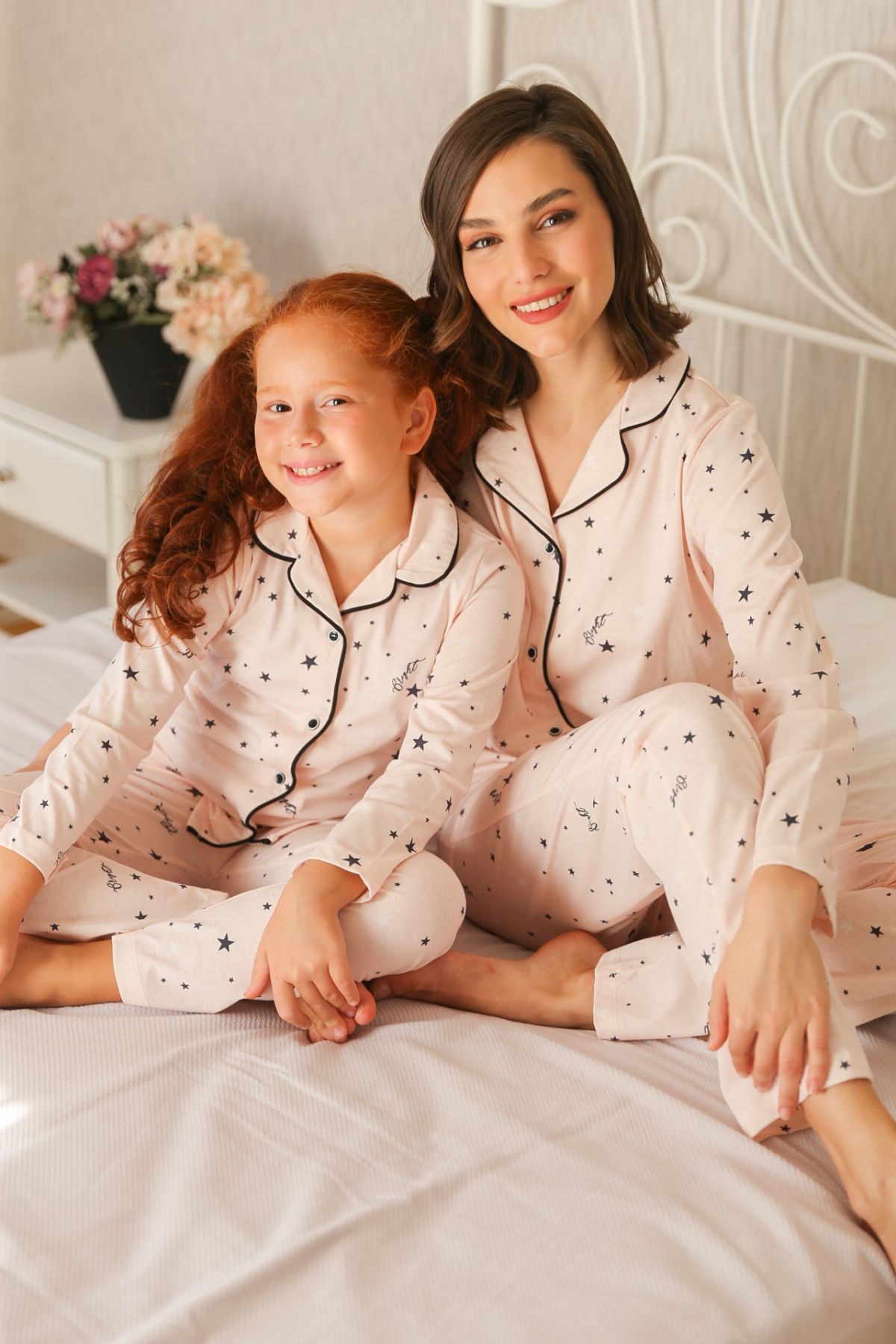 Stars nıght pijama takımı Anne Kız Kombin Yapılabilir Ayrı Ayrı Satılır