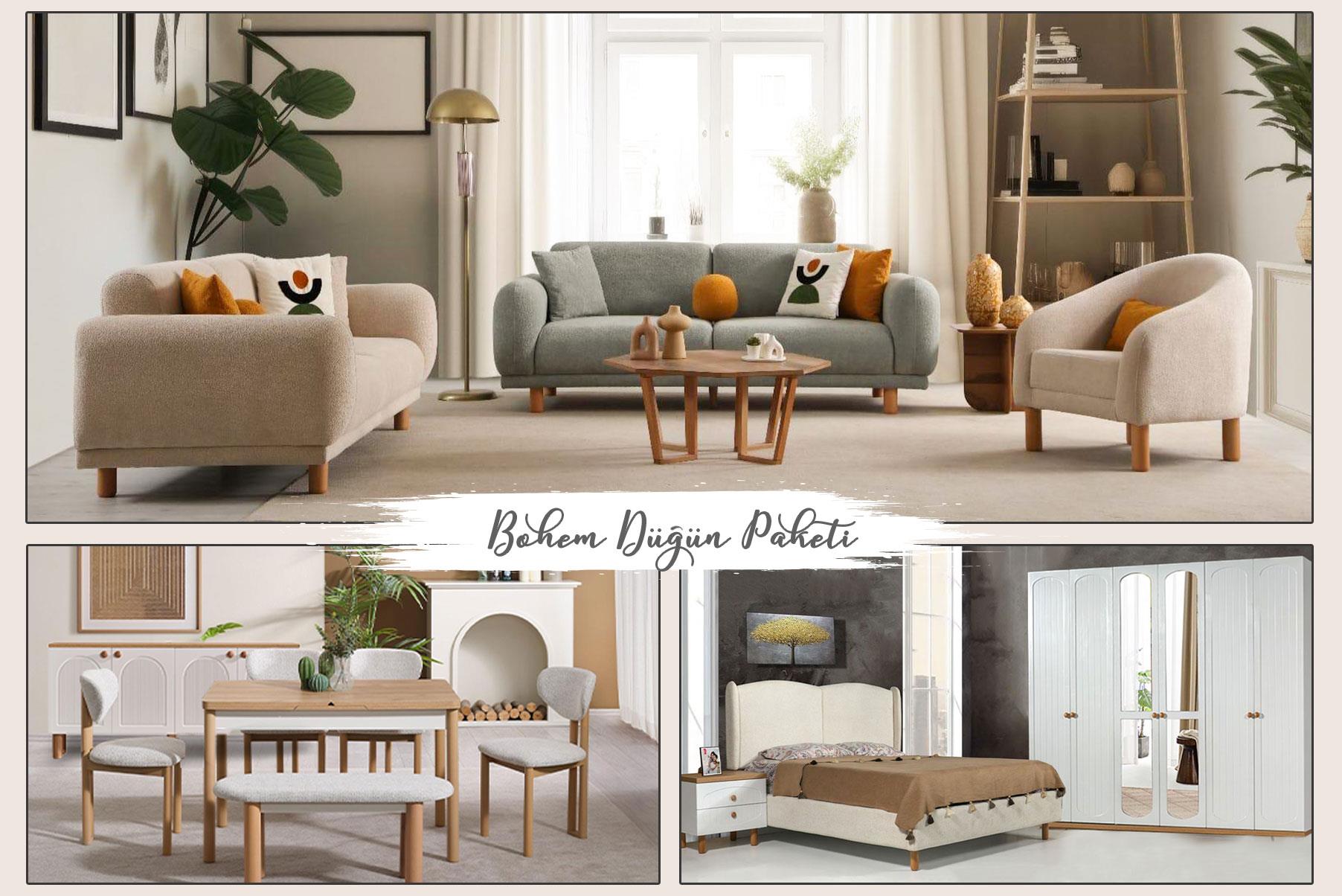 Bohem Düğün PaketiModern Düğün PaketleriBohem Düğün Paketi | Tercih Mobilya kütahya 