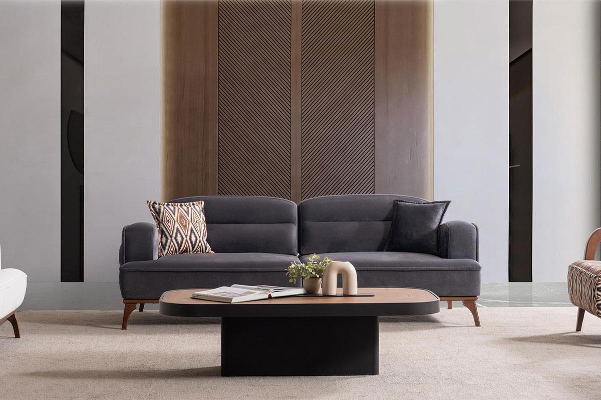 Gloria Üçlü KoltukModern Koltuk TakımıGloria Üçlü Koltuk | Tercih Mobilya Kütahya