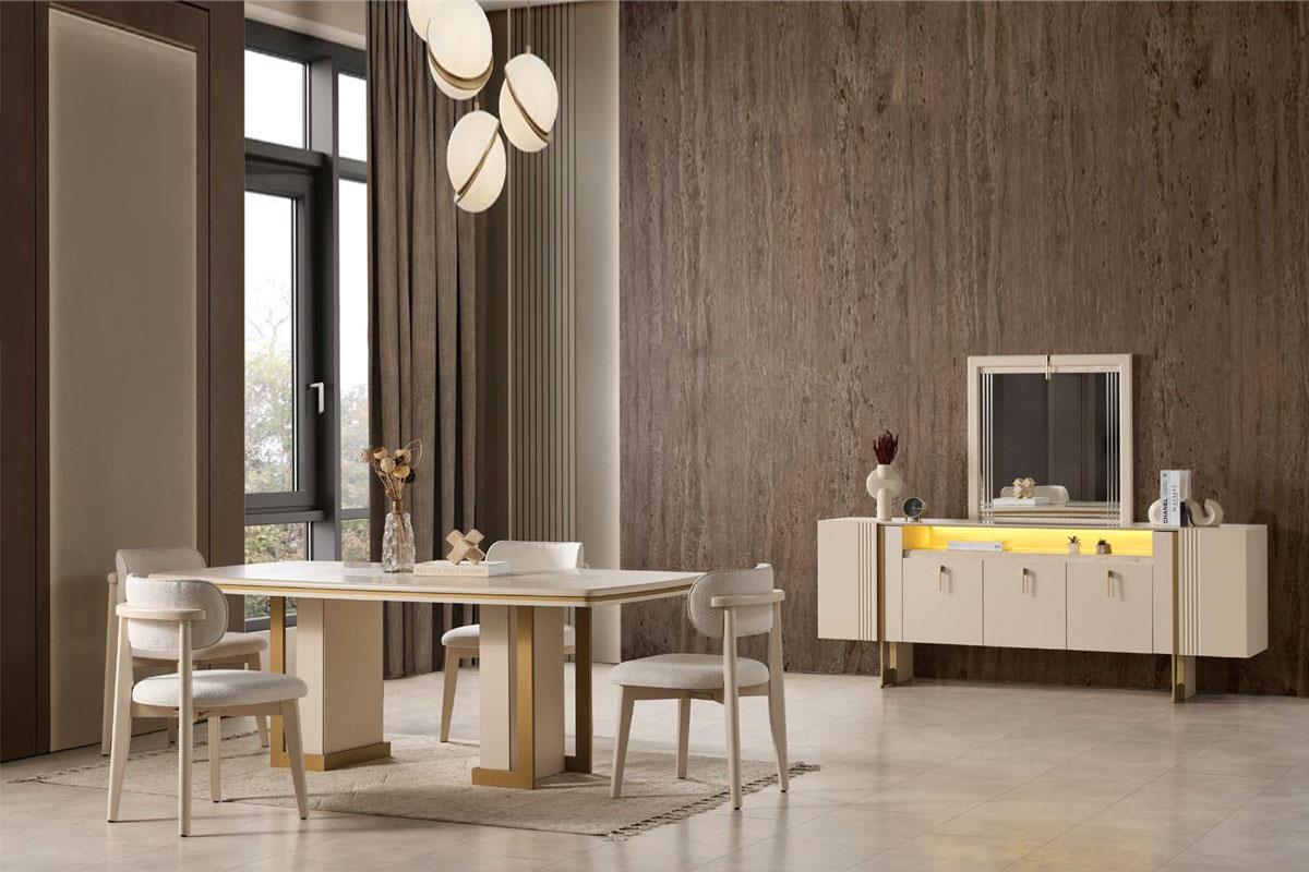 Moss Yemek Odası TakımıModern Yemek OdasıMoss Yemek Odası Takımı | Tercih Mobilya Kütahya