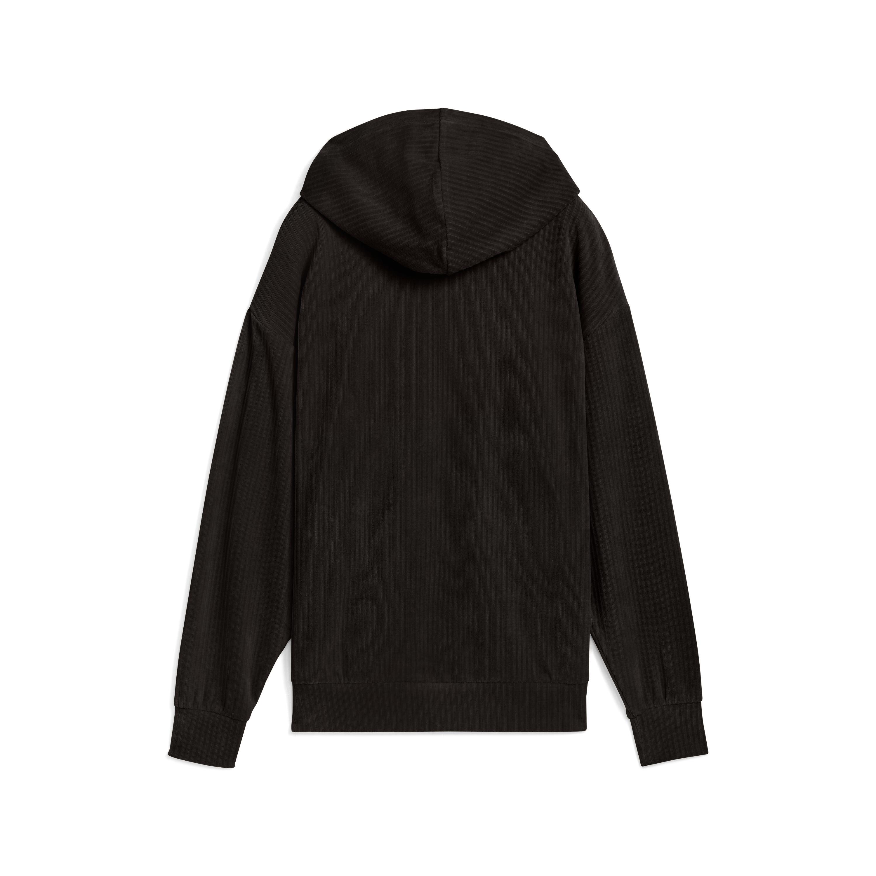Puma Ess Elevated Velour Hoodie Kadın Yetişkin Sweatshirt