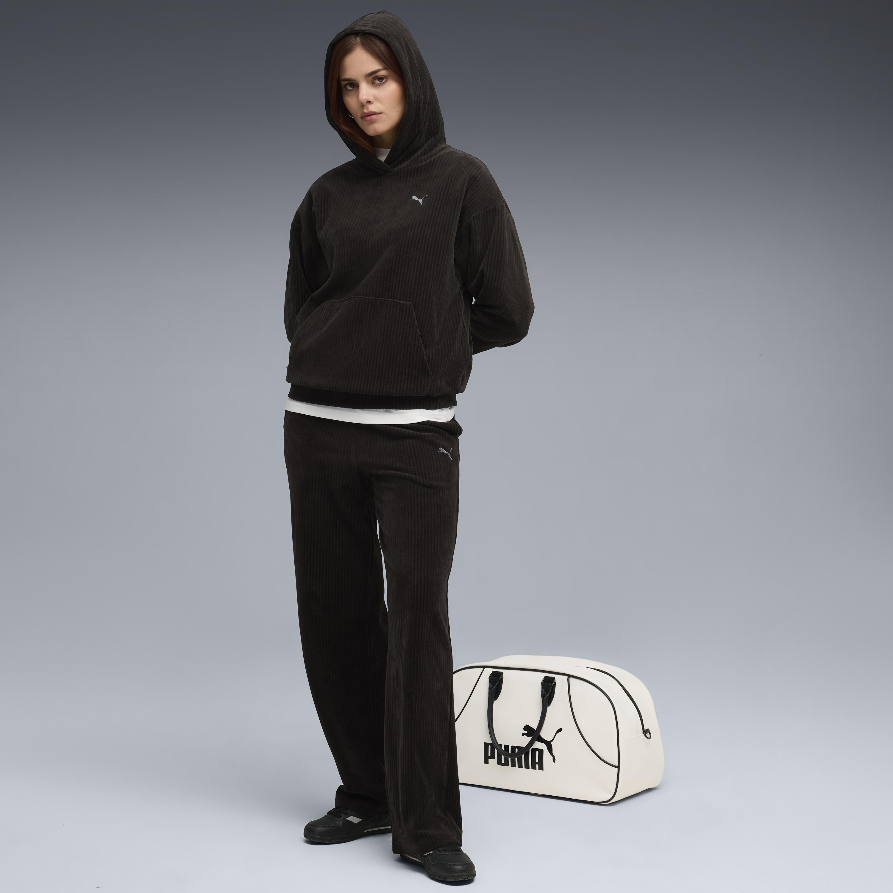 Puma Ess Elevated Velour Hoodie Kadın Yetişkin Sweatshirt