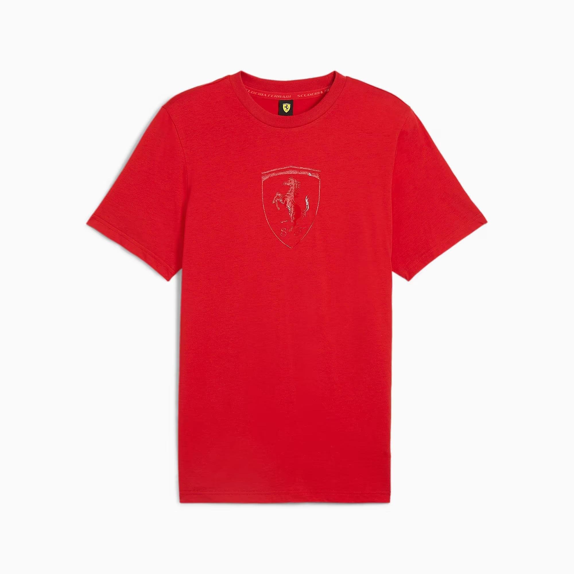 Puma Ferrari Race Tonal Shield T Erkek T-shirt