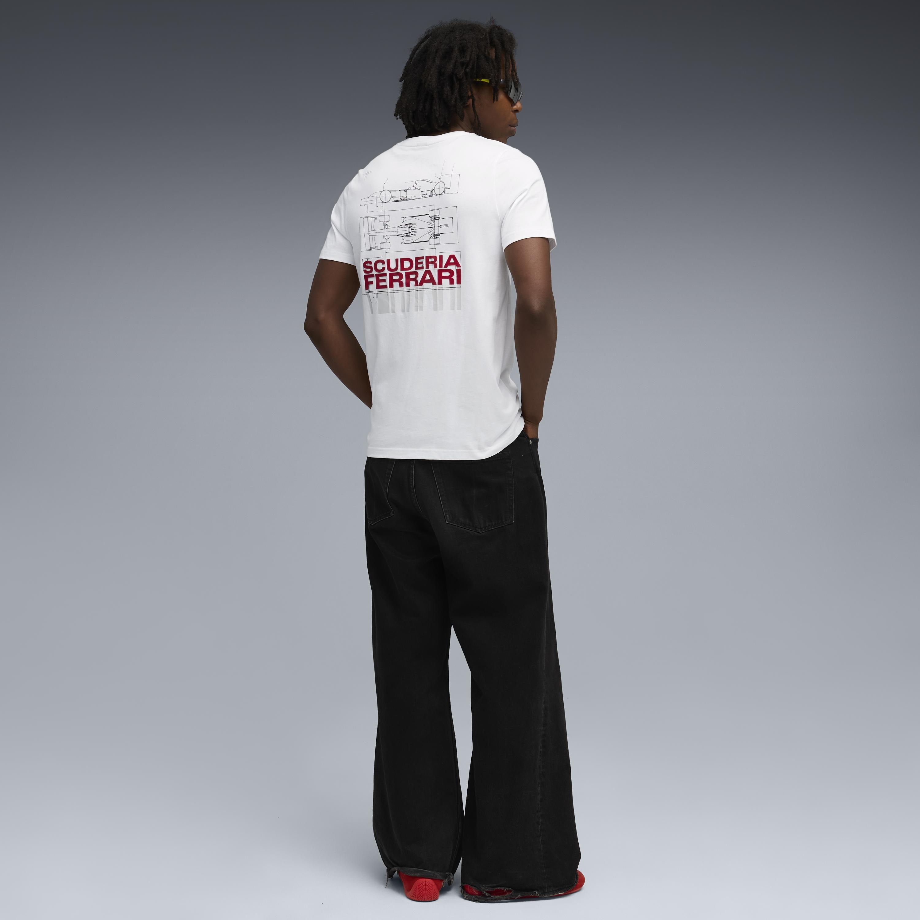 Puma Ferrari Sportswear Car G Tee Erkek Yetişkin T-shirt