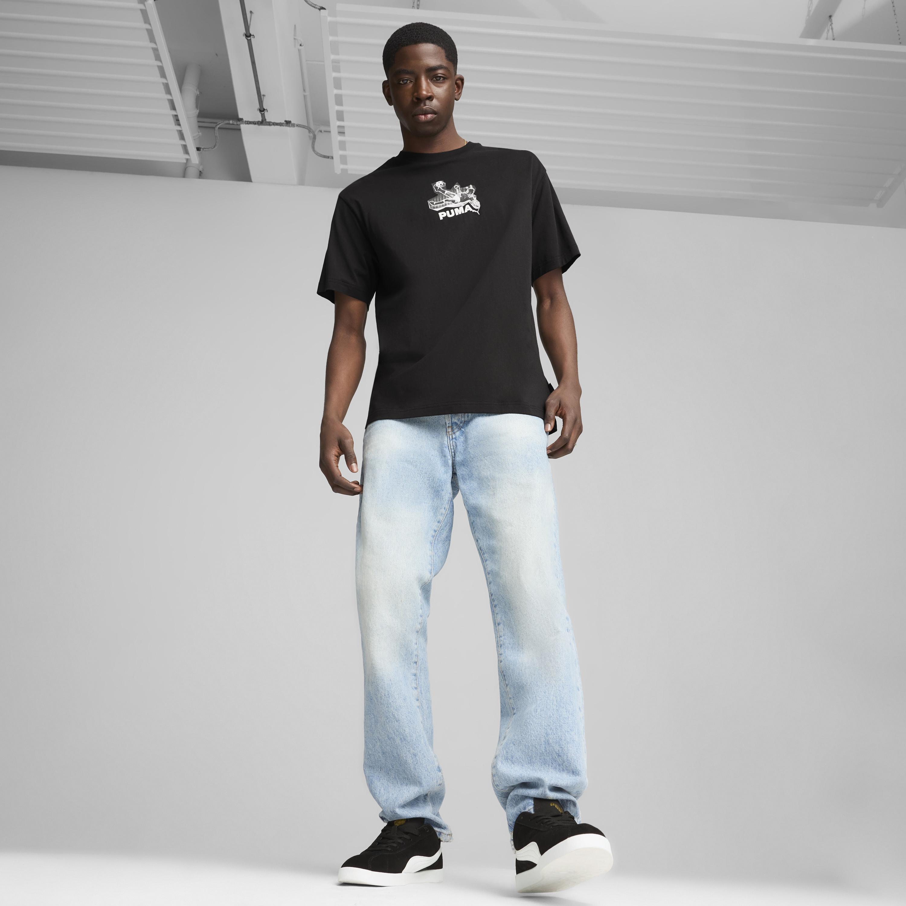 Puma Graphics Bicycle Kick Tee Erkek T-shirt