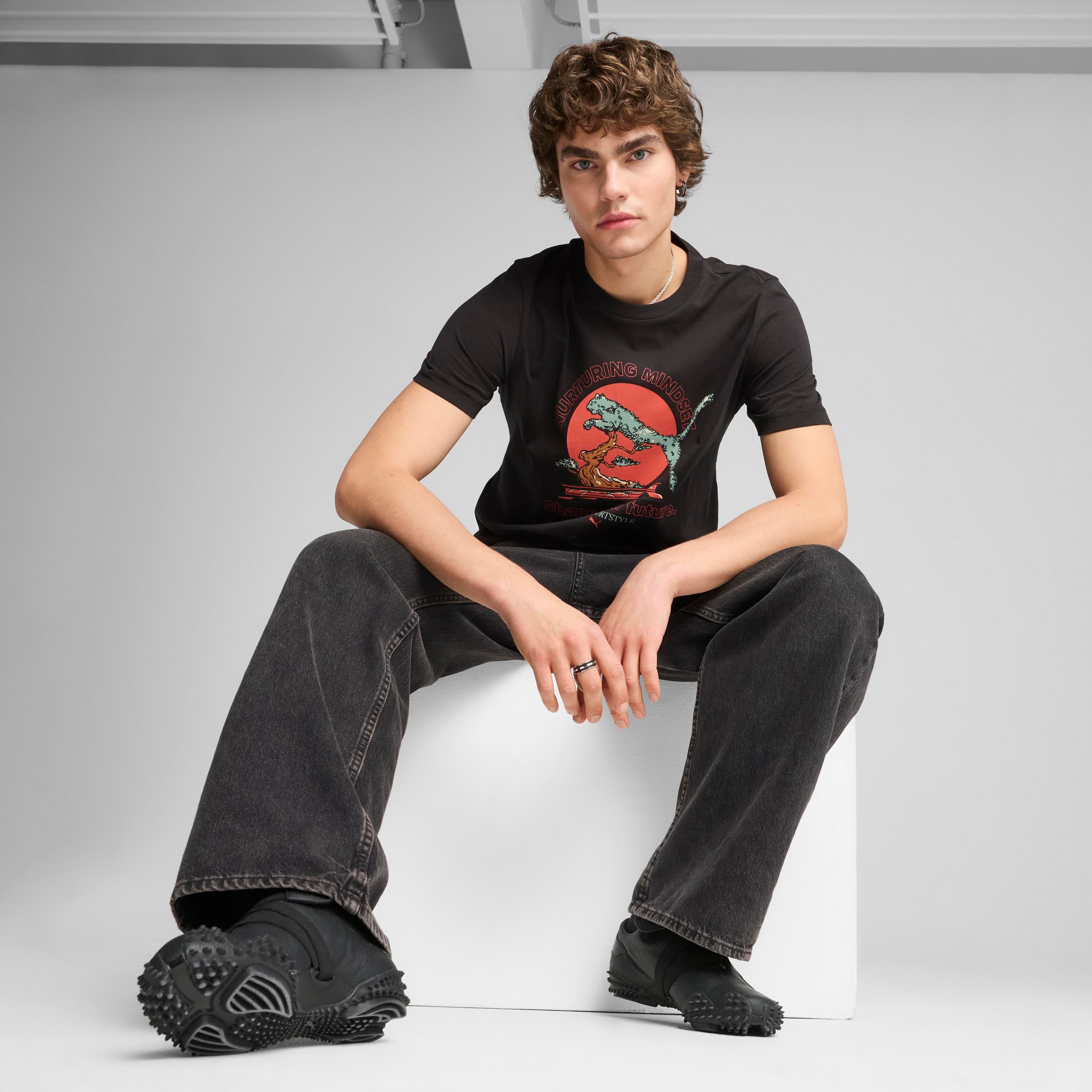 Puma Graphıcs Puma Bonsai Tee Erkek Tişört