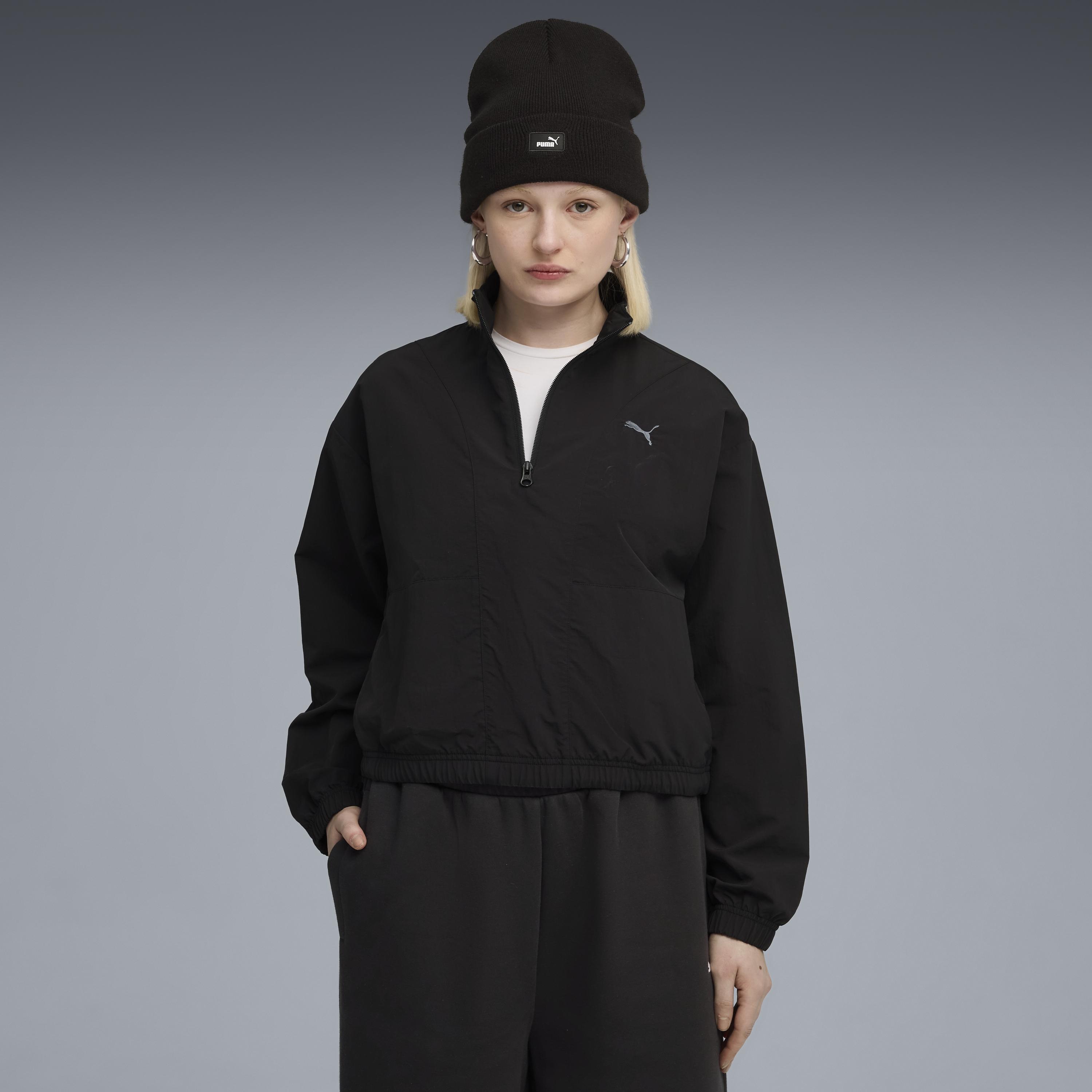 Puma Her Woven Half-Zip Crew Kadın Yetişkin Sweatshirt