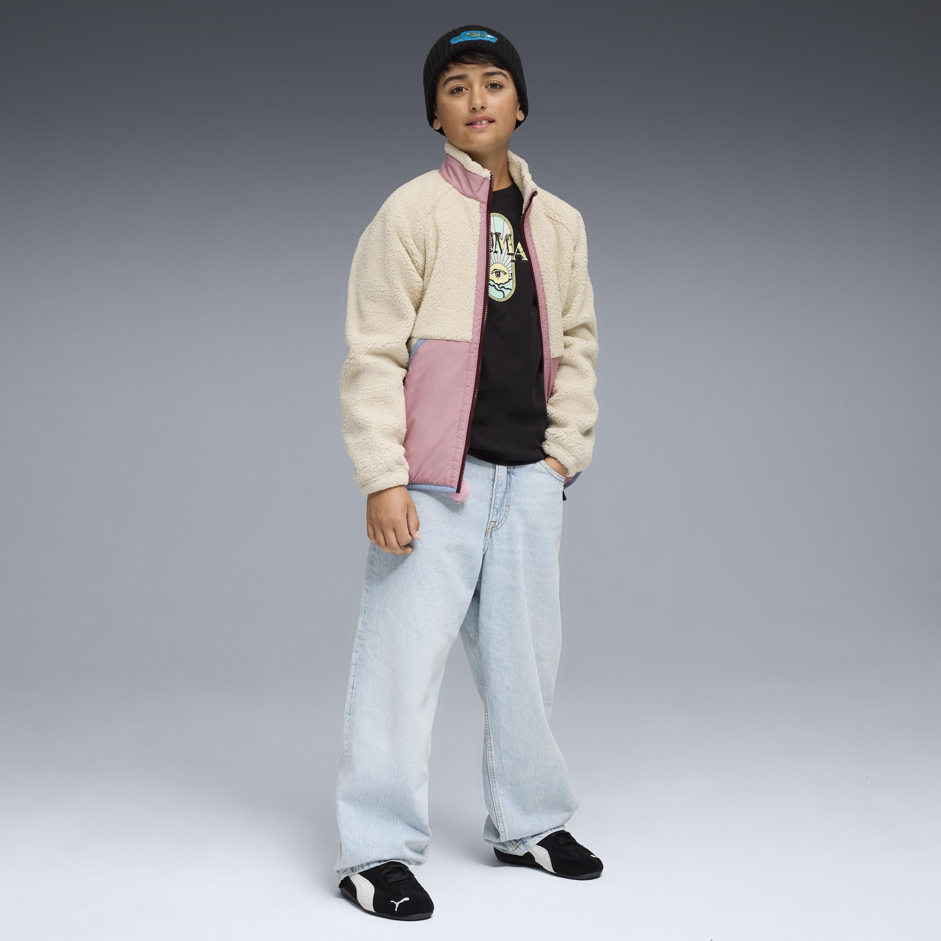 Puma Hybrid Sherpa Jacket Unisex Genç Ceket