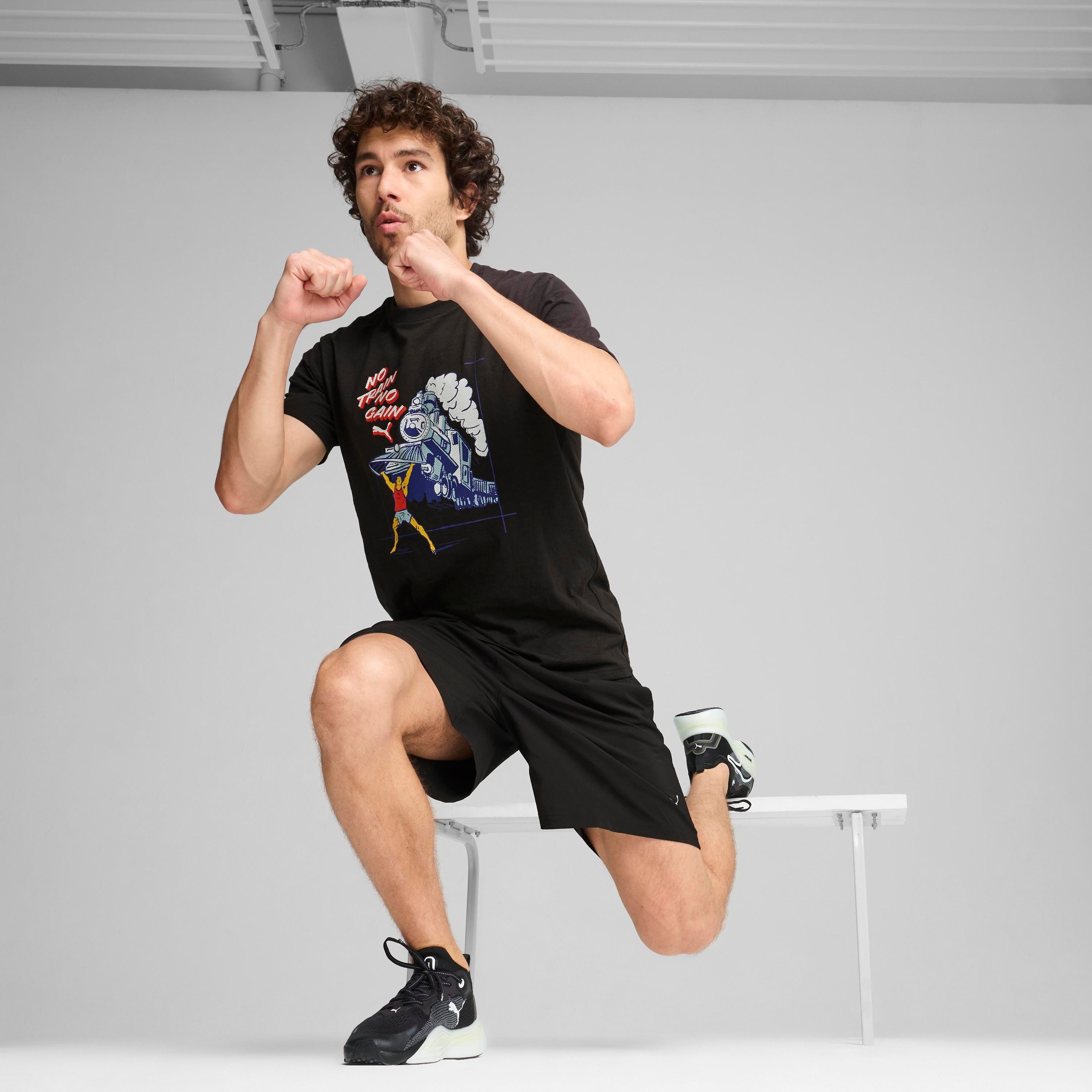 Puma Mens No Train No Gain Tee Erkek T-shirt