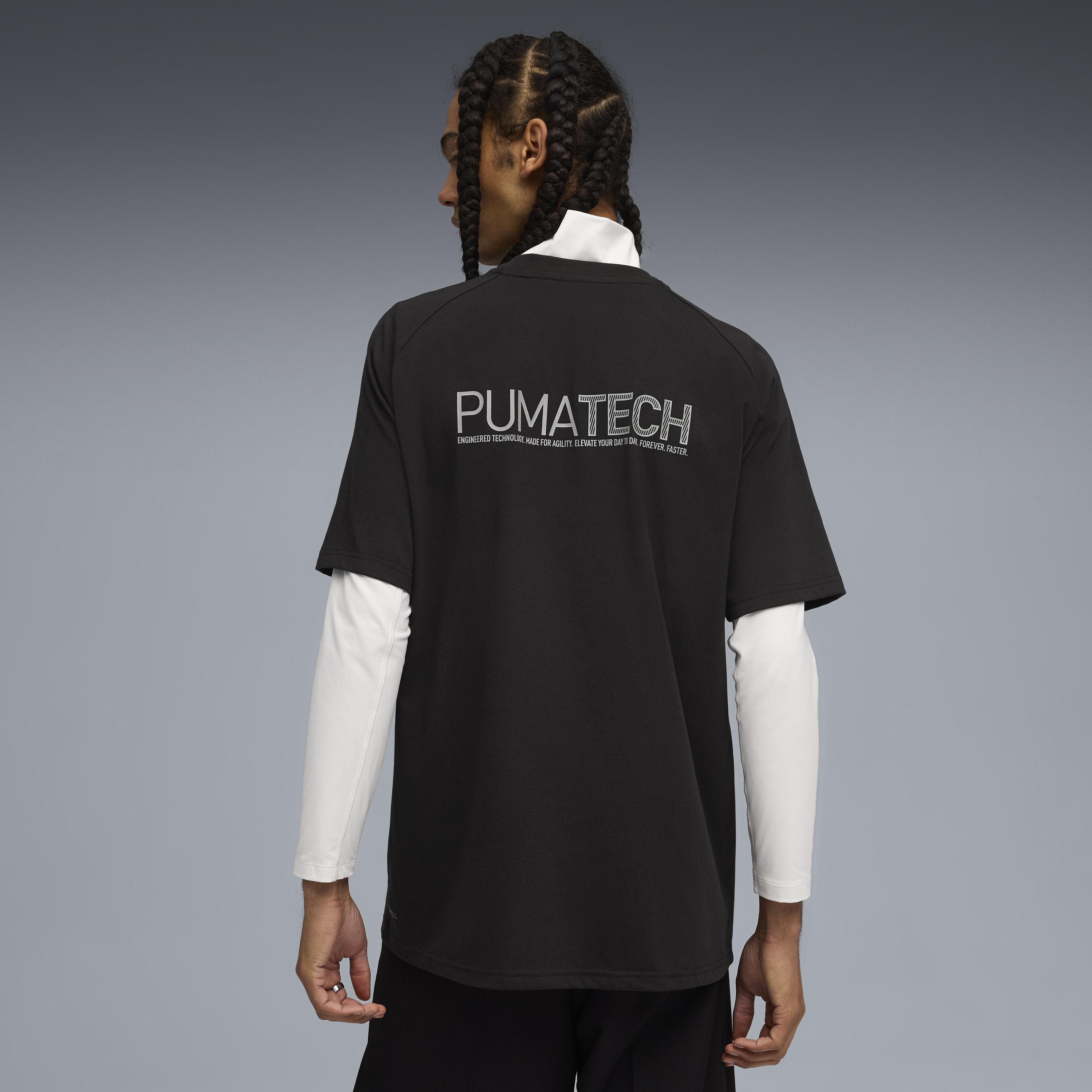 Puma Pumatech Relaxed Graphic Tee Erkek Yetişkin T-shirt