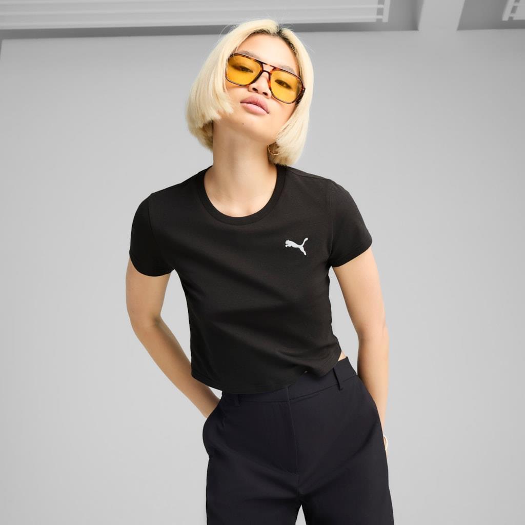 Puma WARDROBE ESS Baby Tee Kadın T-shirt