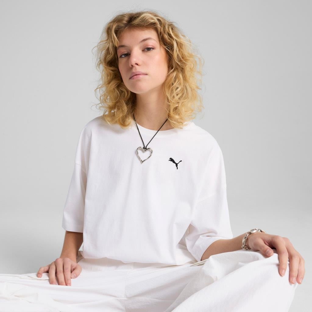Puma WARDROBE ESS Oversized Short Tee Kadın T-shirt