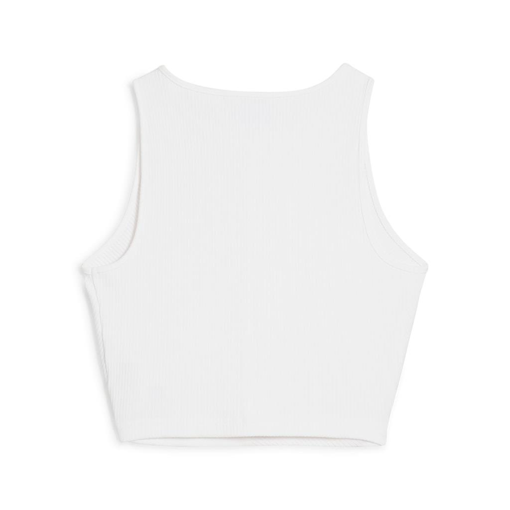 Puma WARDROBE ESS Ribbed Crop Top Kadın T-shirt