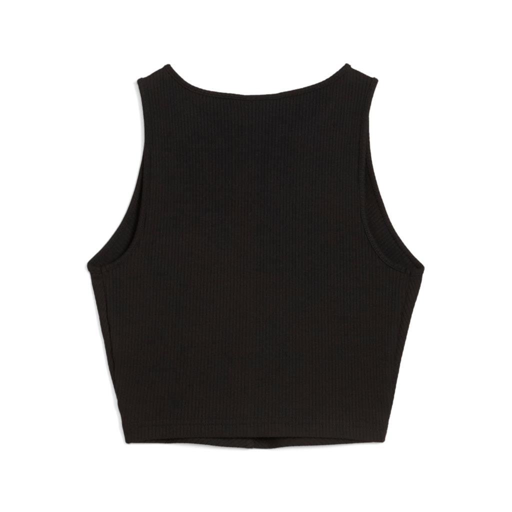 Puma WARDROBE ESS Ribbed Crop Top Kadın T-shirt
