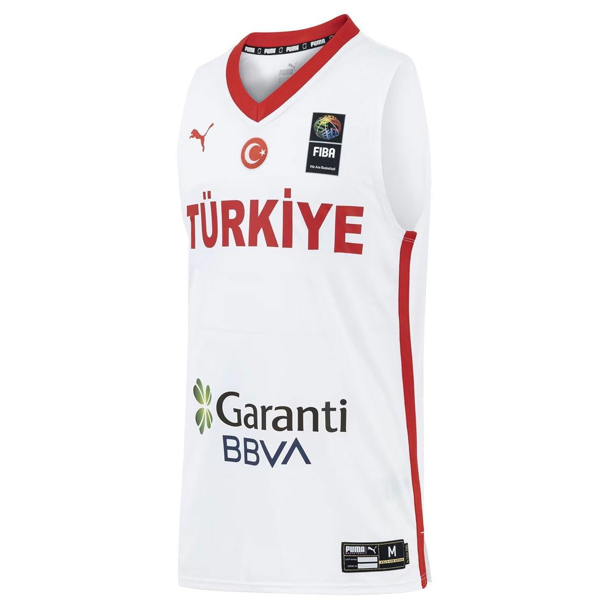 Türkiye Basketbol Milli Takım Erkek V-Yaka Basketbol Forması