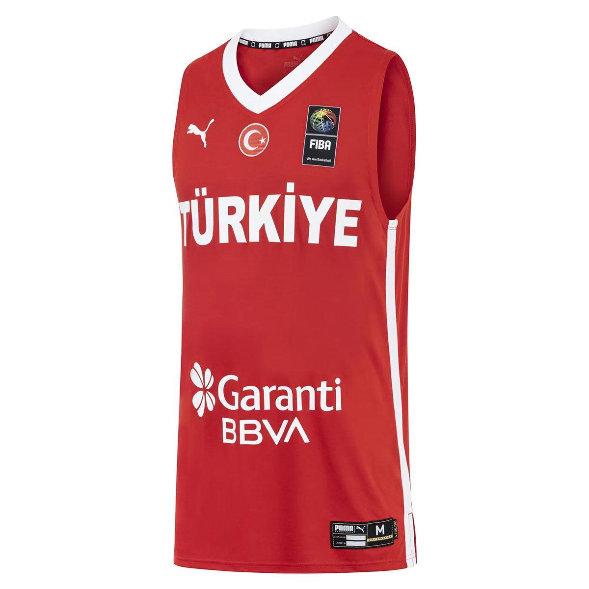 Türkiye Basketbol Milli Takım Erkek V-Yaka Basketbol Forması