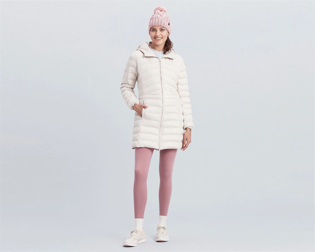 W Essential Maxi Length Hooded Jacket