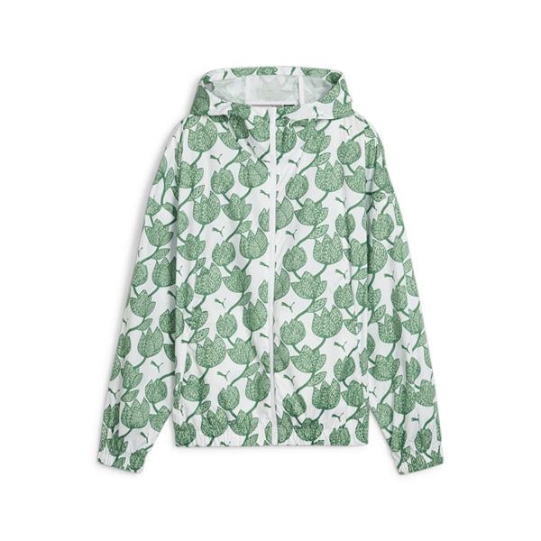 Blossom Aop Windbreaker Kadın Yağmurluk