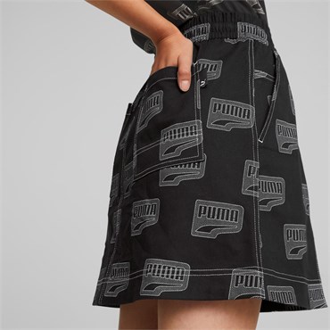 Downtown Aop Mini Skirt