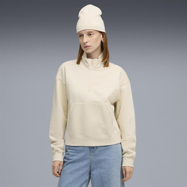 Puma Class Half-Zip Crew Kadın Yetişkin Sweatshirt