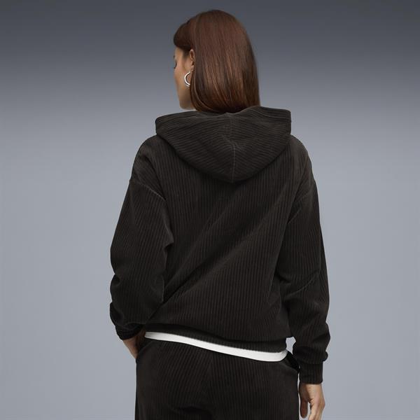 Puma Ess Elevated Velour Hoodie Kadın Yetişkin Sweatshirt