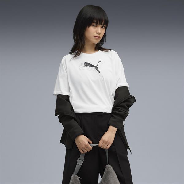 Puma Evostrıpe Graphic Tee Kadın Yetişkin T-shirt