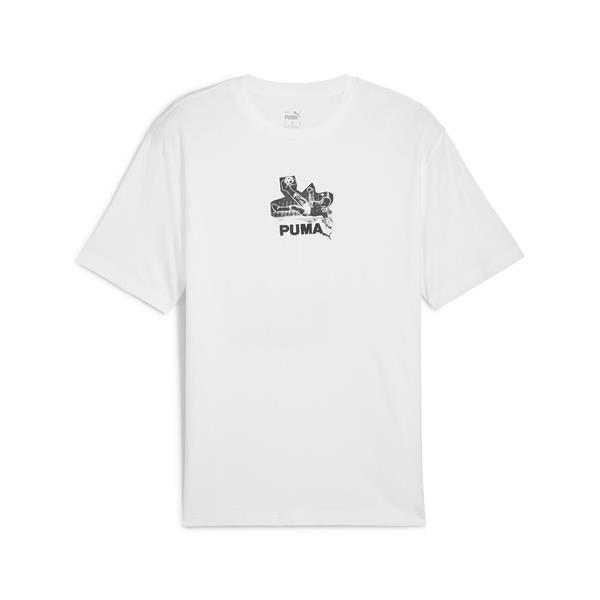 Puma Graphics Bicycle Kick Tee Erkek T-shirt