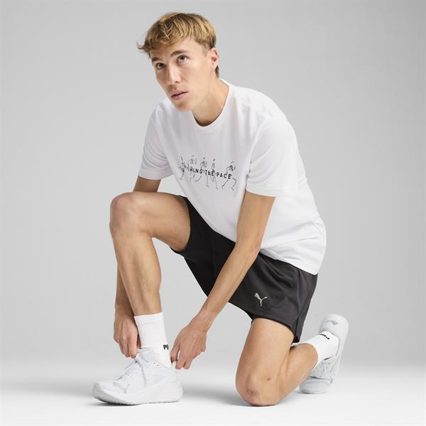 Puma Graphıcs Runnıng Illustratıo Erkek Tişört