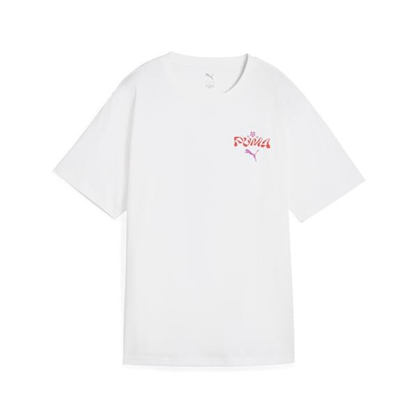 Puma WARDROBE ESS FLORAL PACK Relaxed Graphic Tee Kadın T-shirt