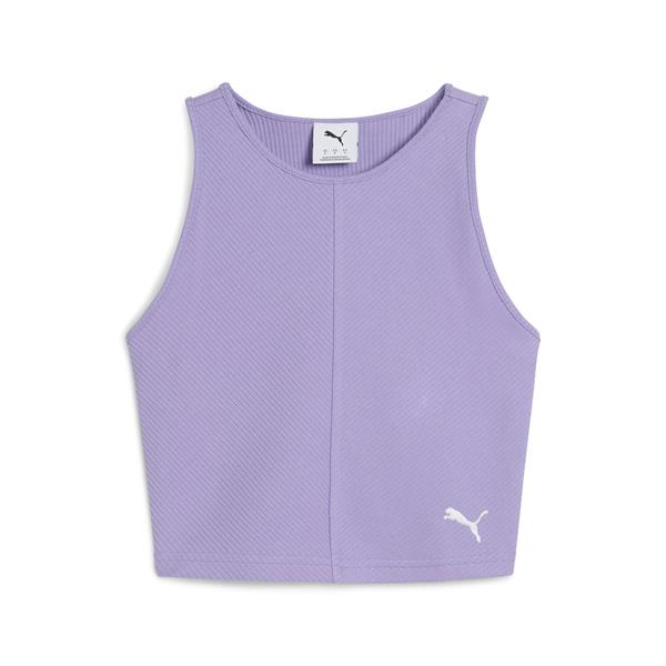 Puma Wardrobe Ess Ribbed Crop Top Kadın Tişört